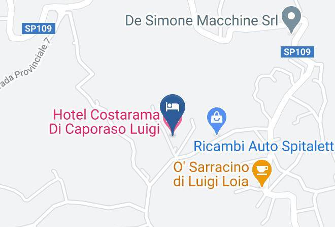 Hotel Costarama Di Caporaso Luigi Map
