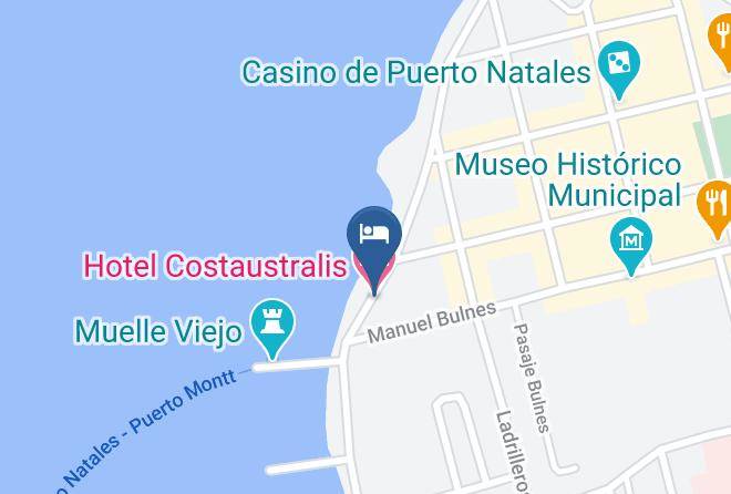 Ultima Esperanza Province - Hotel Costaustralis Maps