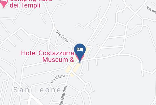 Agrigento - Hotel Costazzurra Museum & Spa Maps