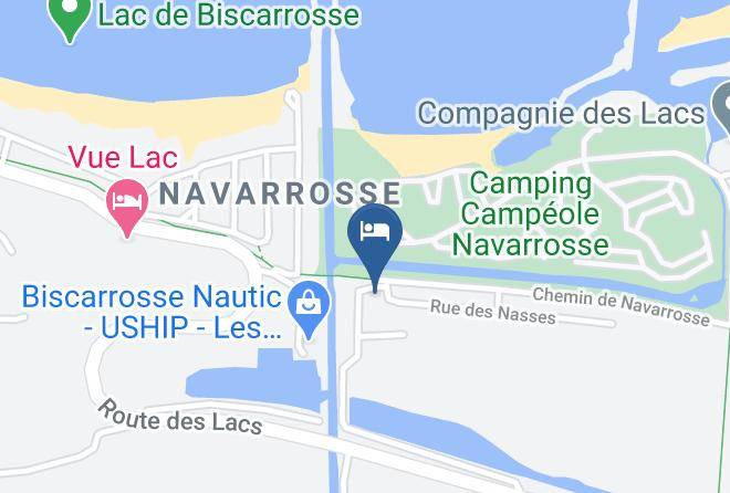 Landes - Hotel Cote Et Lac Maps