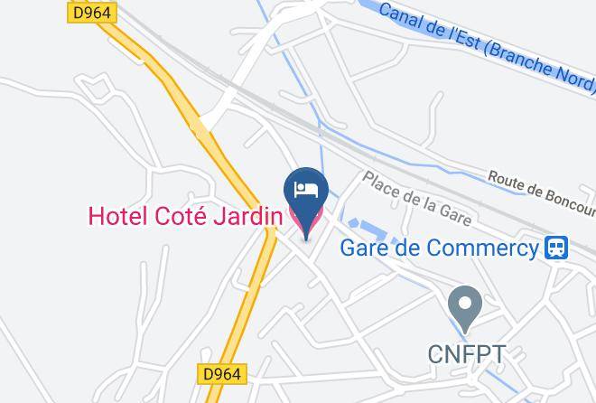 Meuse - Hotel Cote Jardin Maps