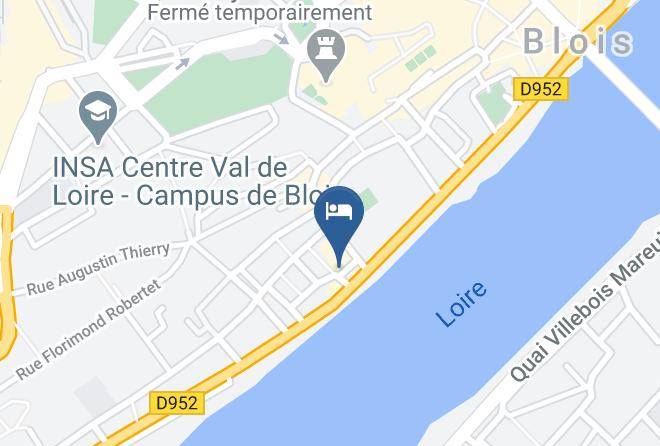 Loir Et Cher - Hotel Cote Loire Auberge Ligerienne Maps