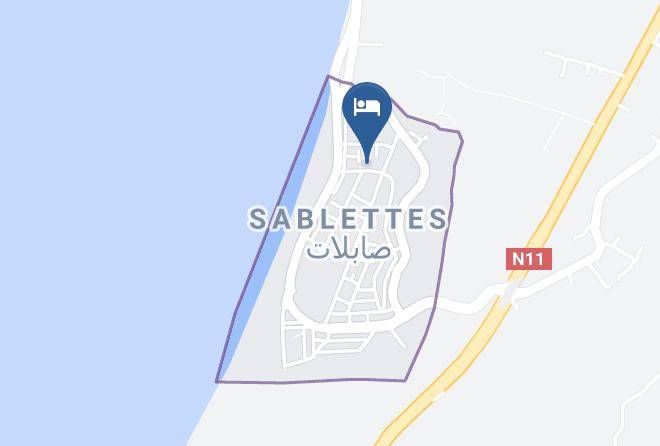 Mostaganem - Hotel Cote Ouest Maps