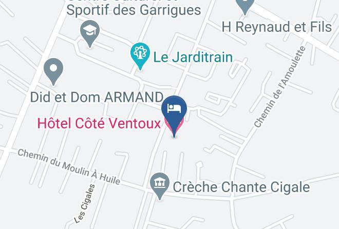 Vaucluse - Hotel Cote Ventoux Maps