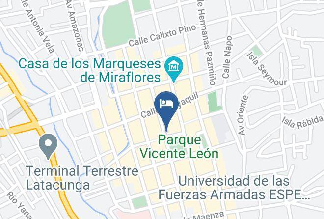Latacunga - Hotel Cotopaxi Maps