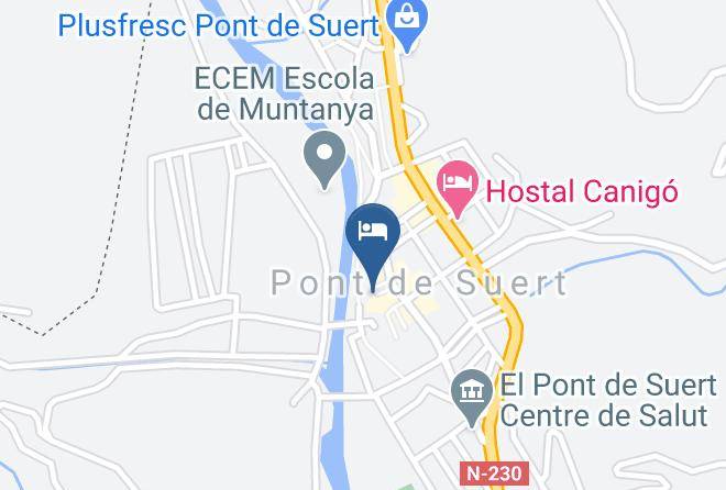 Lleida - Hotel Cotori Pont De Suert Lleida Maps