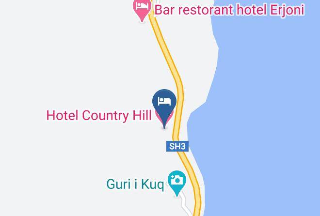 Pogradec - Hotel Country Hill Maps