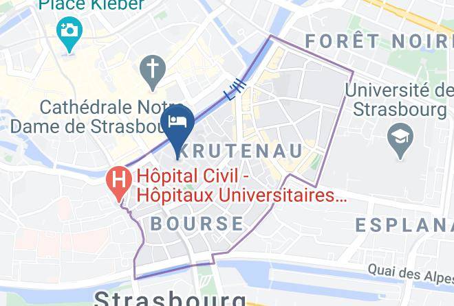 Bas Rhin - Hotel Cour Du Corbeau Strasbourg Mgallery Collection Maps