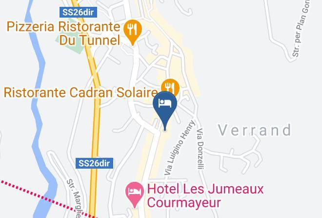 Aosta - Hotel Courmayeur Maps