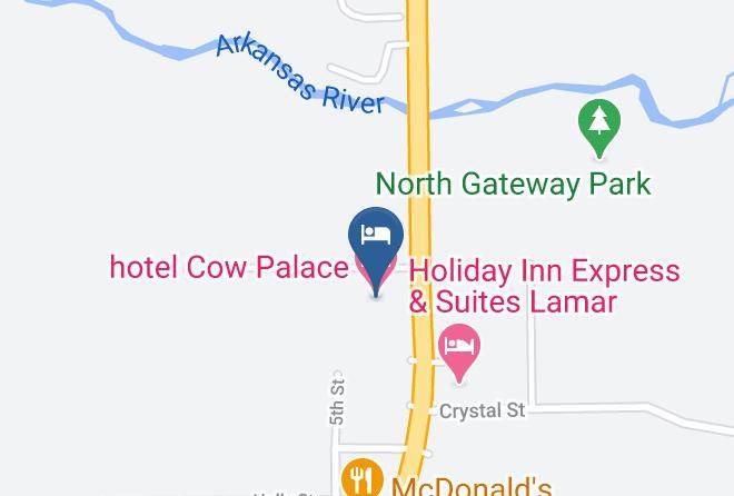 Hotel Cow Palace Map