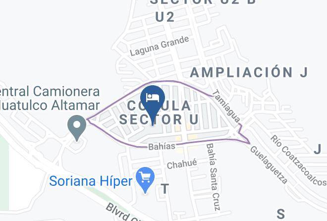 Santa Maria Huatulco - Hotel Coyula Huatulco Maps