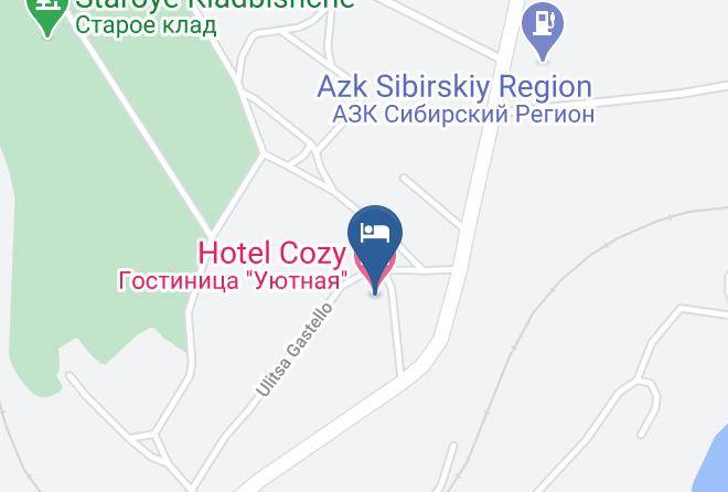 Hotel Cozy Map