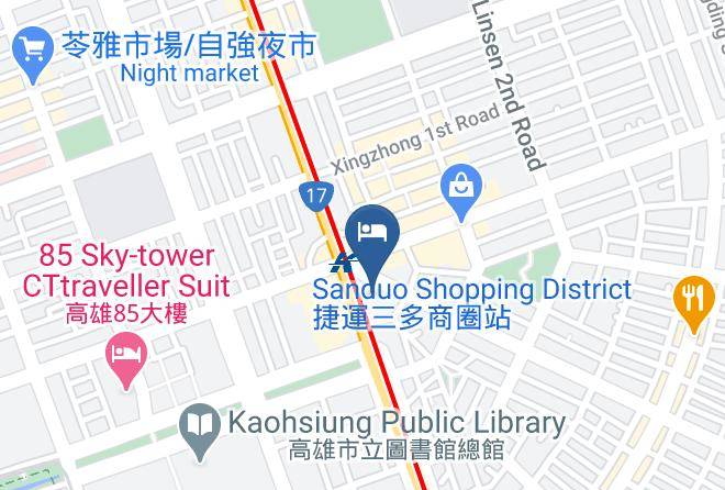 Qianzhen District - Hotel Cozzi Kaohsiung Zhongshan Maps