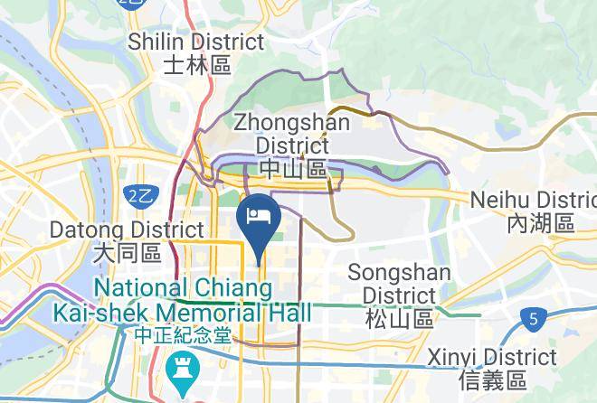 Zhongshan District - Hotel Cozzi Taipei Minsheng Maps