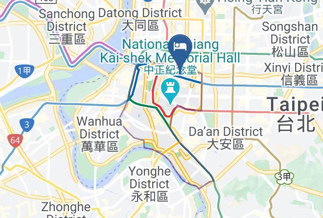 Hotel Cozzi Taipei Zhongxiao Map