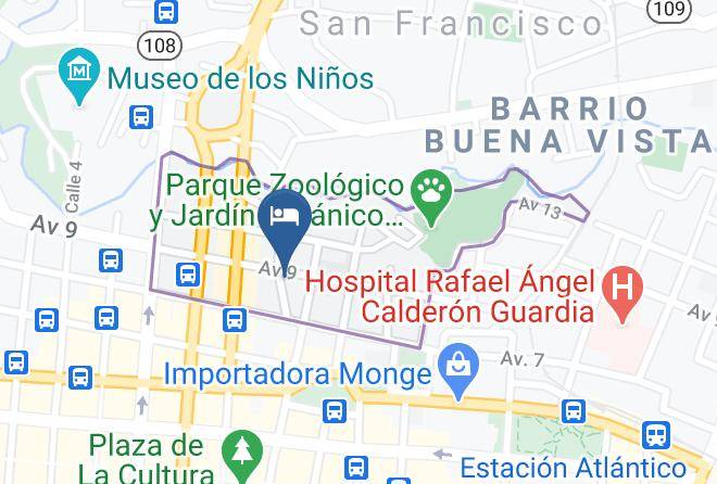 San Jose - Hotel Cr Lounge By Little Havana Maps