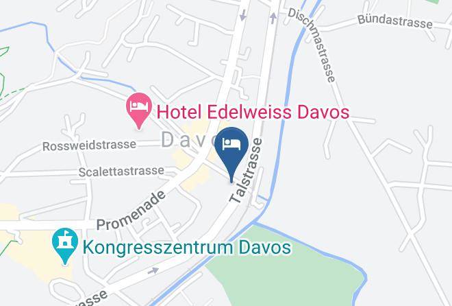 Prattigau Davos - Hotel Cresta Davos Maps