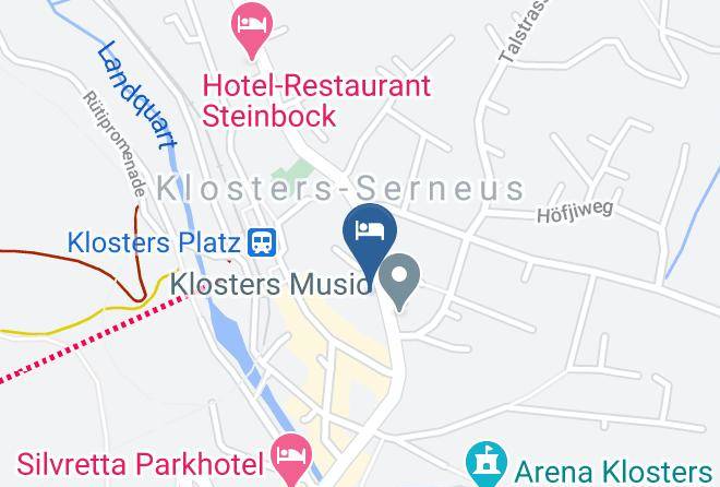 Prattigau Davos - Hotel Cresta Grimontana Ag Maps