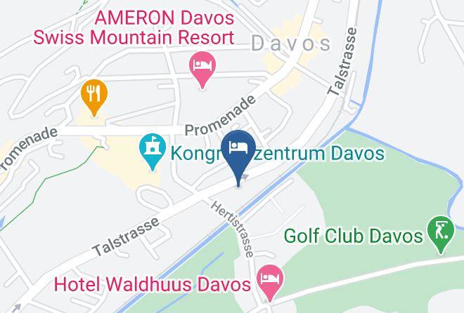 Prattigau Davos - Hotel Cresta Sun Davos Maps