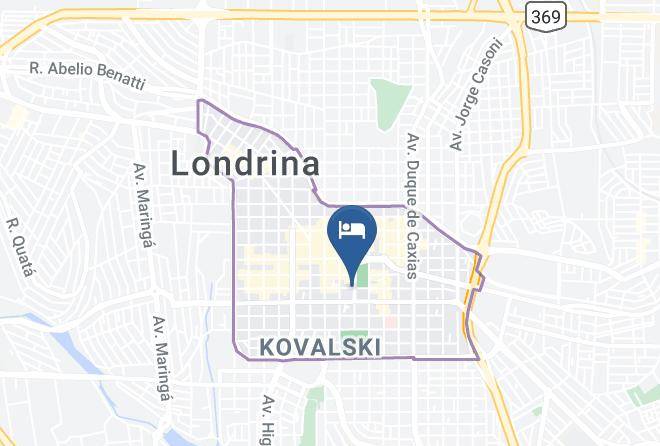 Hotel Crillon Em Londrina Map