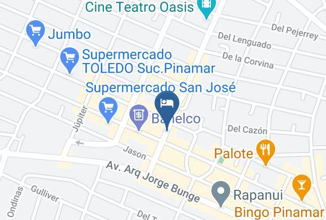 Pinamar - Hotel Crillon Maps