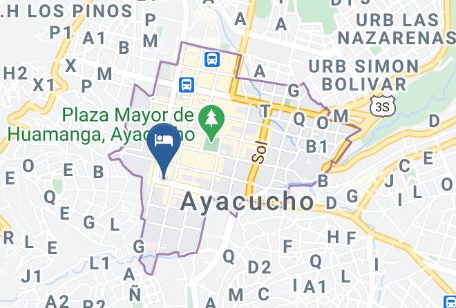 Huamanga - Hotel Crillonesa Maps