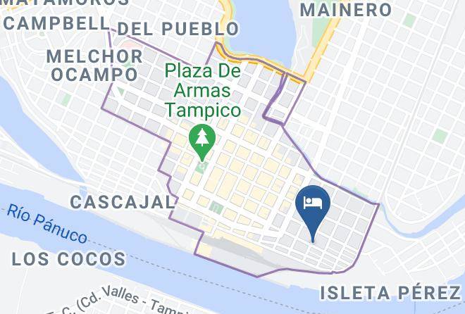 Tampico - Hotel Cris Mar Maps
