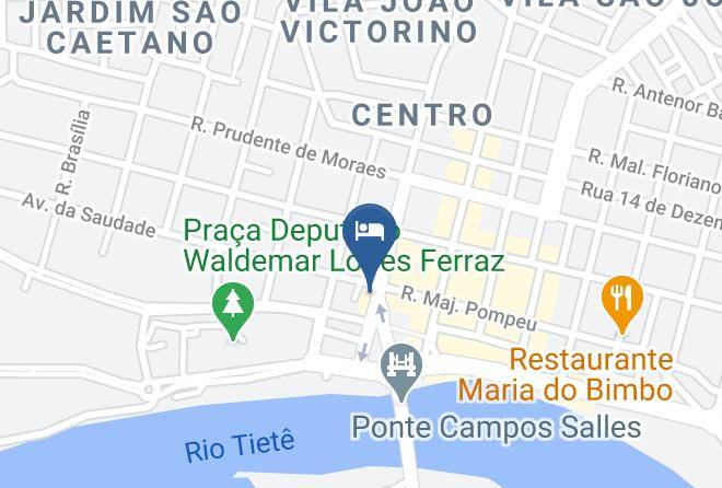 Barra Bonita - Hotel Cristal Maps