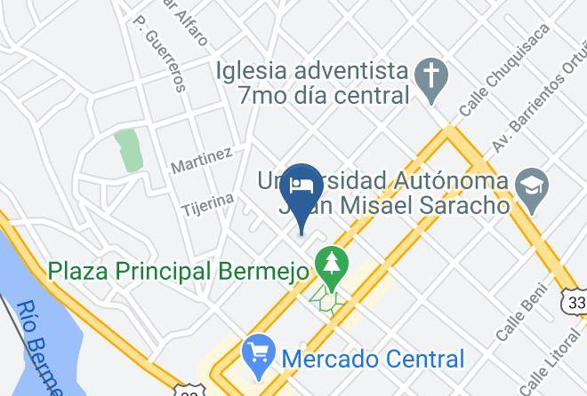 Aniceto Arce - Hotel Cristal Maps
