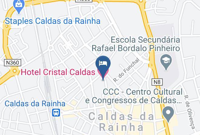 Hotel Cristal Caldas Map