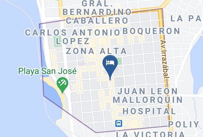 Encarnacion - Hotel Cristal Maps
