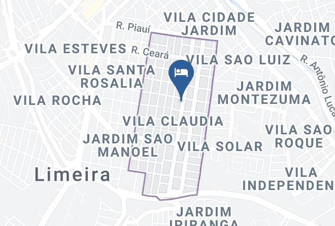 Limeira - Hotel Cristal Inn Maps