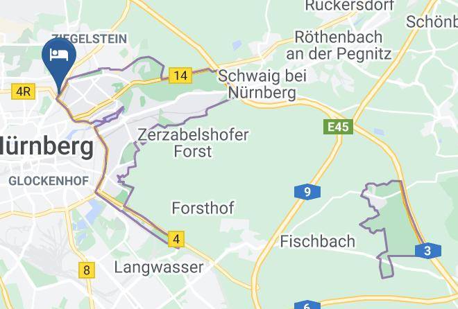Nuremberg - Hotel Cristal Maps