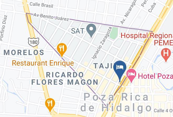 Poza Rica De Hidalgo - Hotel Cristal Maps