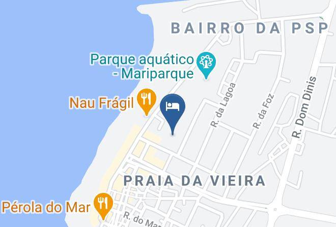 Marinha Grande - Hotel Cristal Praia Resort Maps