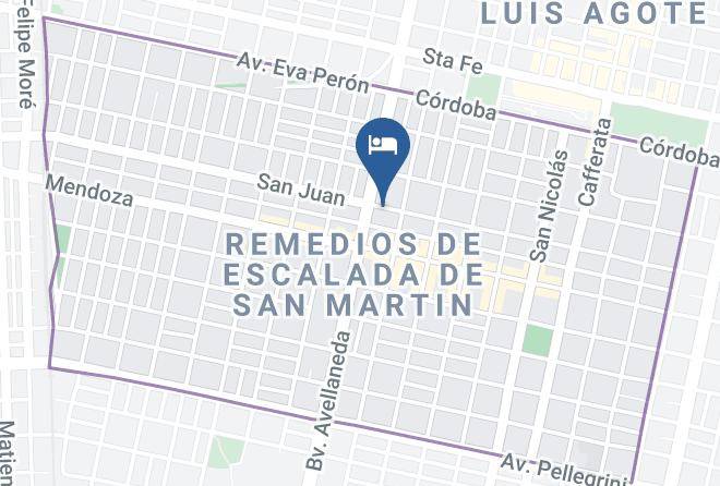 Rosario - Hotel Cristal Maps