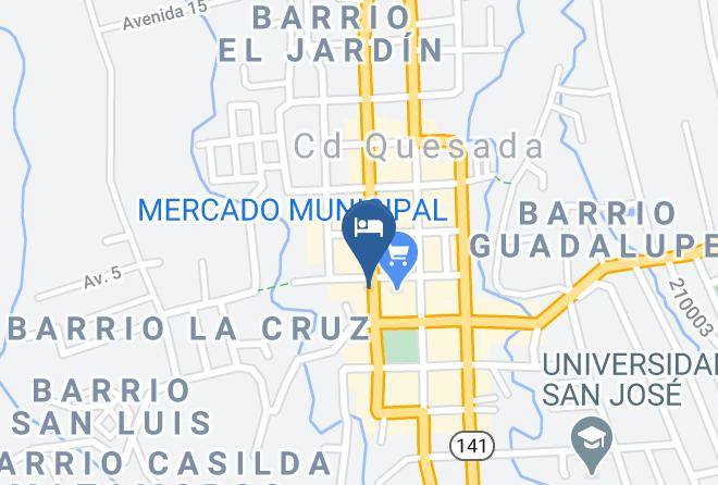 San Carlos - Hotel Cristal Maps