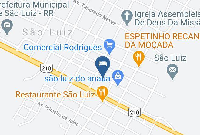 Sao Luiz - Hotel Cristal Maps