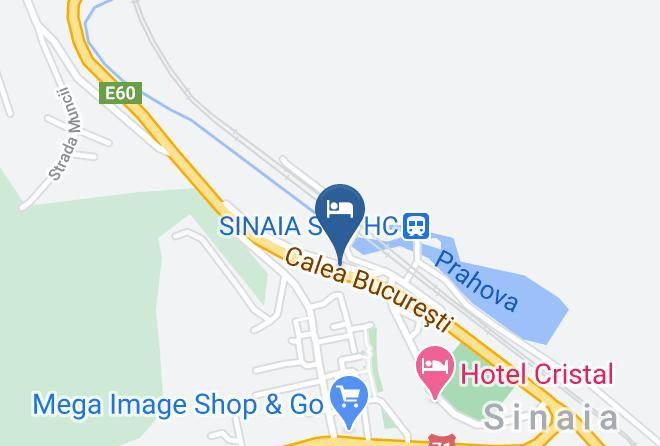 Sinaia - Hotel Cristal Stadion Maps