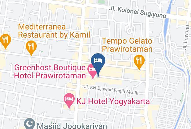 Kota Yogyakarta - Hotel Cristalit Maps