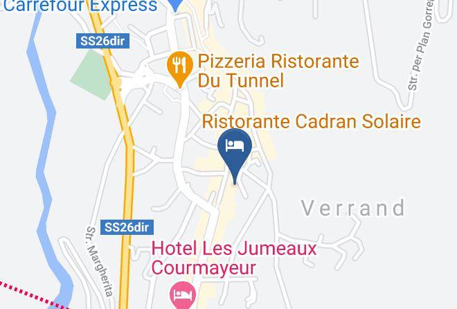 Aosta - Hotel Cristallo Maps