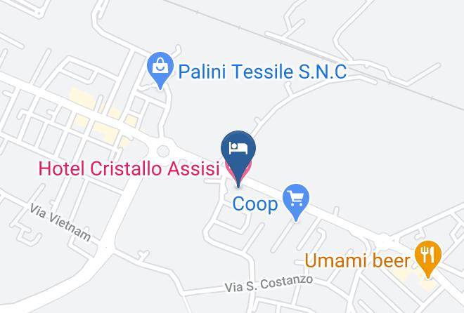 Perugia - Hotel Cristallo Assisi Maps