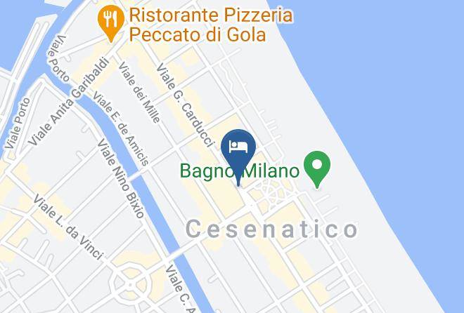 Forli - Hotel Cristallo Maps