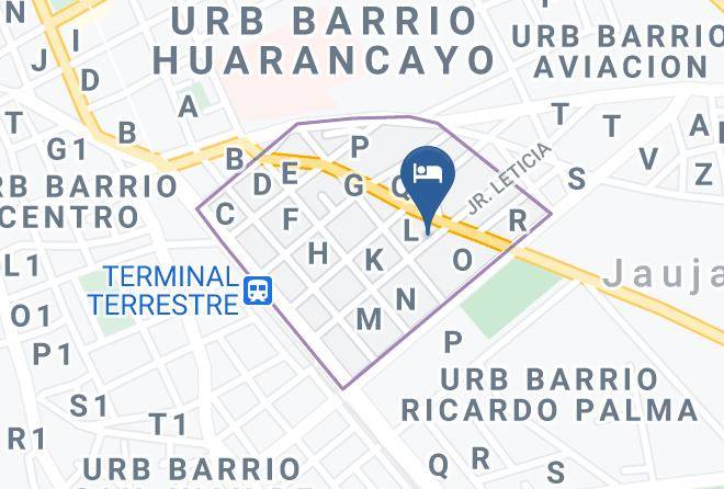 Jauja - Hotel Cristhian's Maps