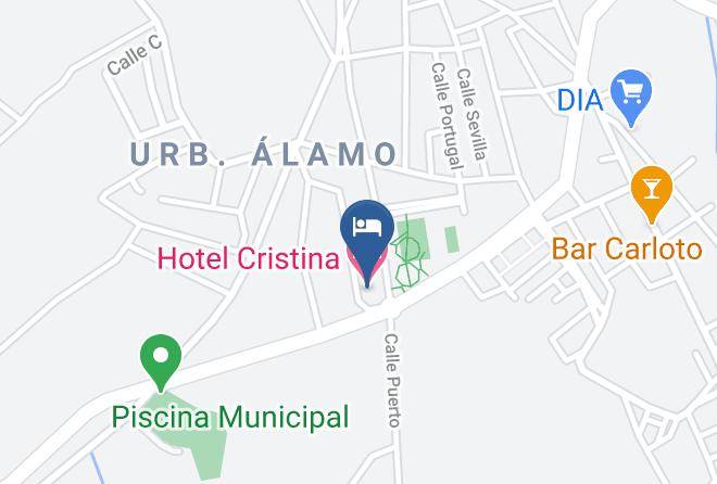 Badajoz - Hotel Cristina Maps