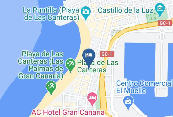 Las Palmas - Hotel Cristina By Tigotan Maps