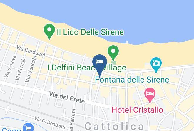 Rimini - Hotel Cristina Corona Maps