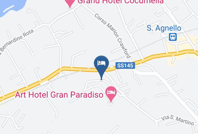 Hotel Cristina Sorrento Map