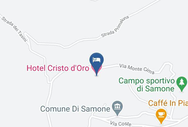 Hotel Cristo D'oro Map