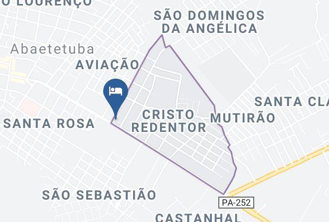 Abaetetuba - Hotel Cristo Redentor Maps